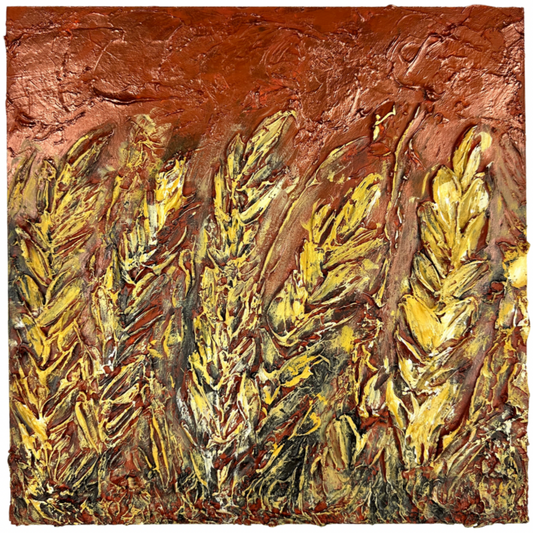 Copper Sunset Wheat Field