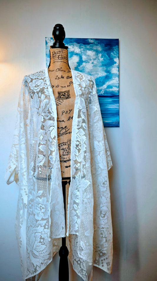 Lace Kimono Cardigan