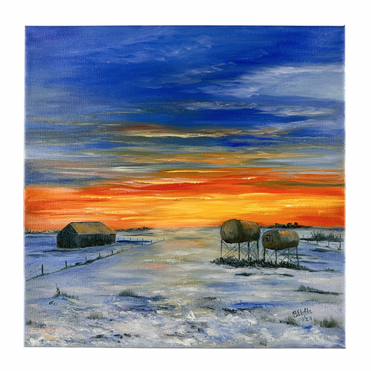 A Prairie Sunset