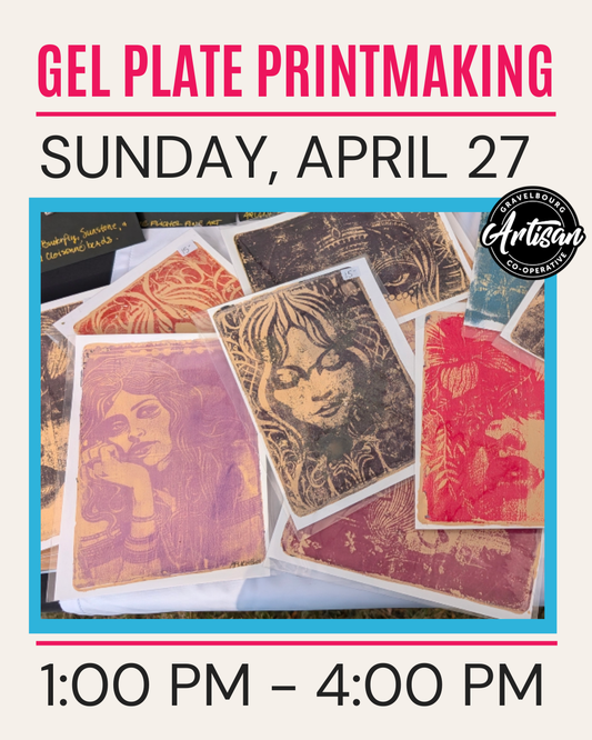Gel Plate Printmaking with Alcohol Inks