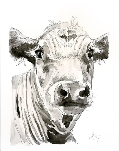 "Steer" Art Print